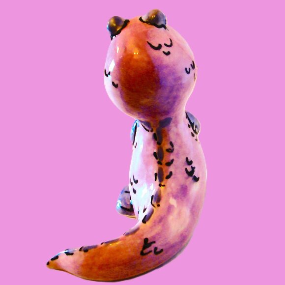 (Childs)-Rex colorful Dinosaur party pal figurine, purple & pink, Dinosaur enthu - Picture 5 of 5